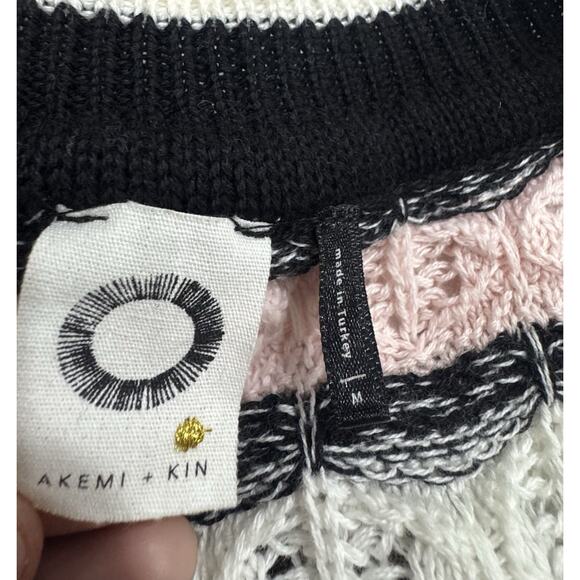 Anthropologie Colorful Crochet Knit Sleeveless Striped Dress - Picture 8 of 8